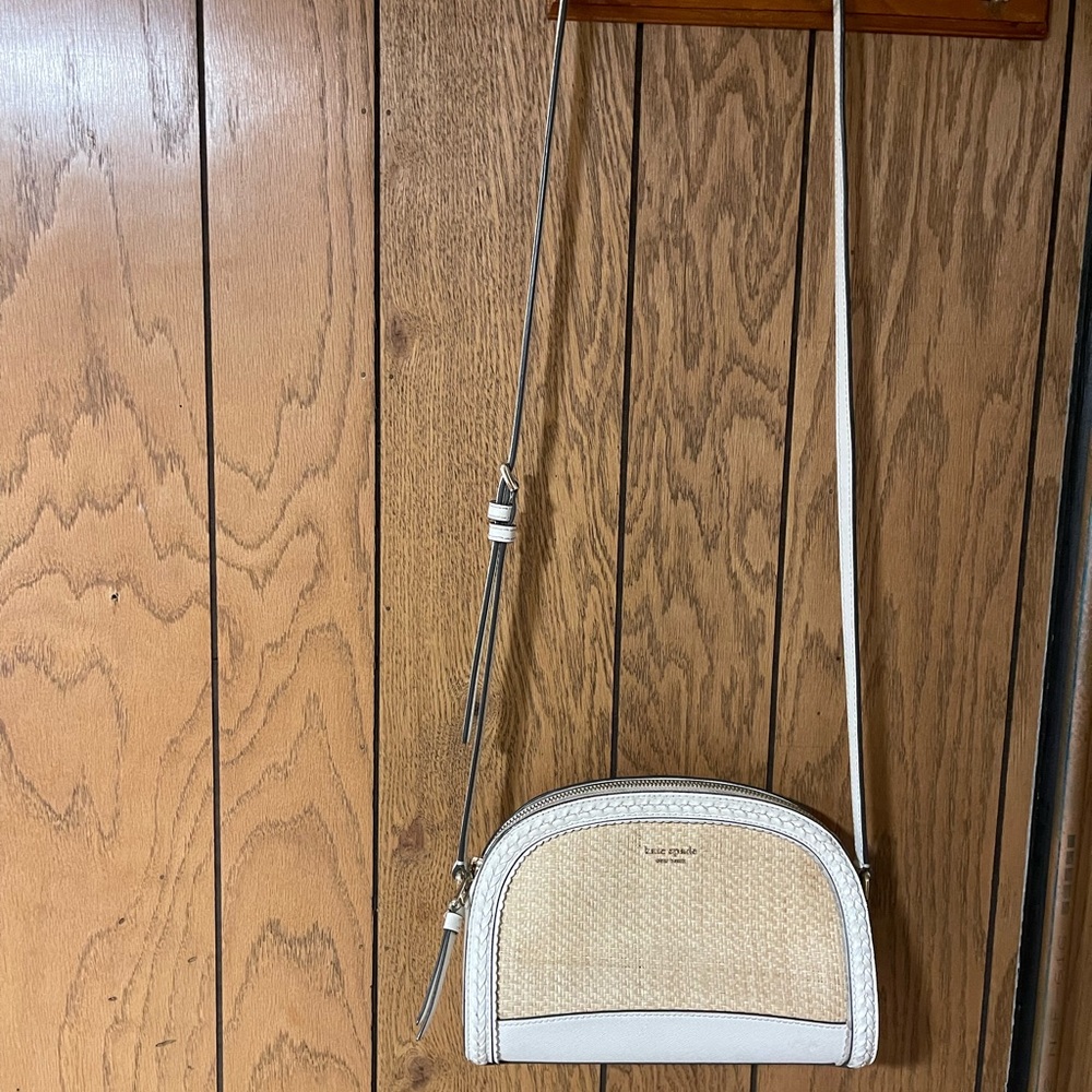 Kate Spade ♠️ Small Straw Crossbody ... - Picture 6 of 16